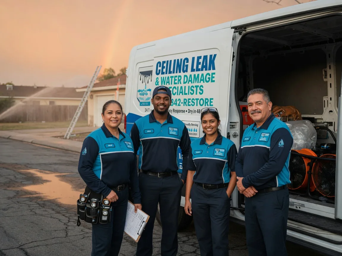 Ceiling Leak Cleanup company in Saint Benedict, OR